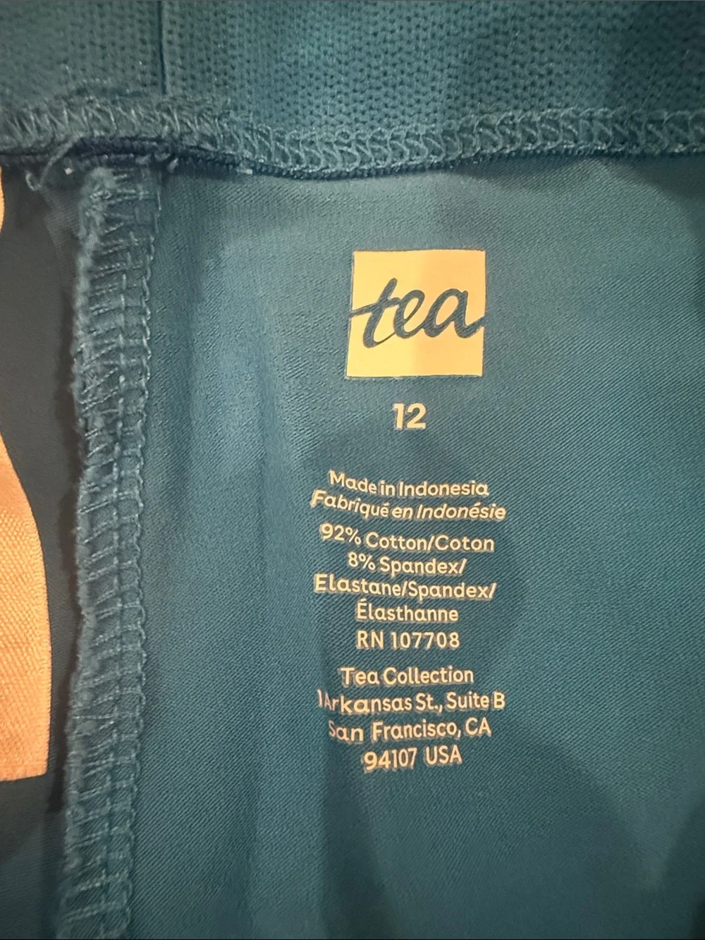 Tea Collection turquoise Blue Kids Leggings